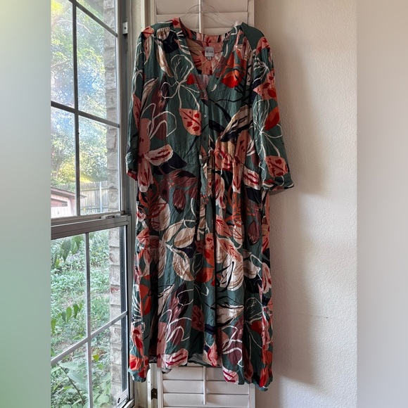NIC+ZOE Artful Floral Live in dress Sz XL - Picture 2 of 5